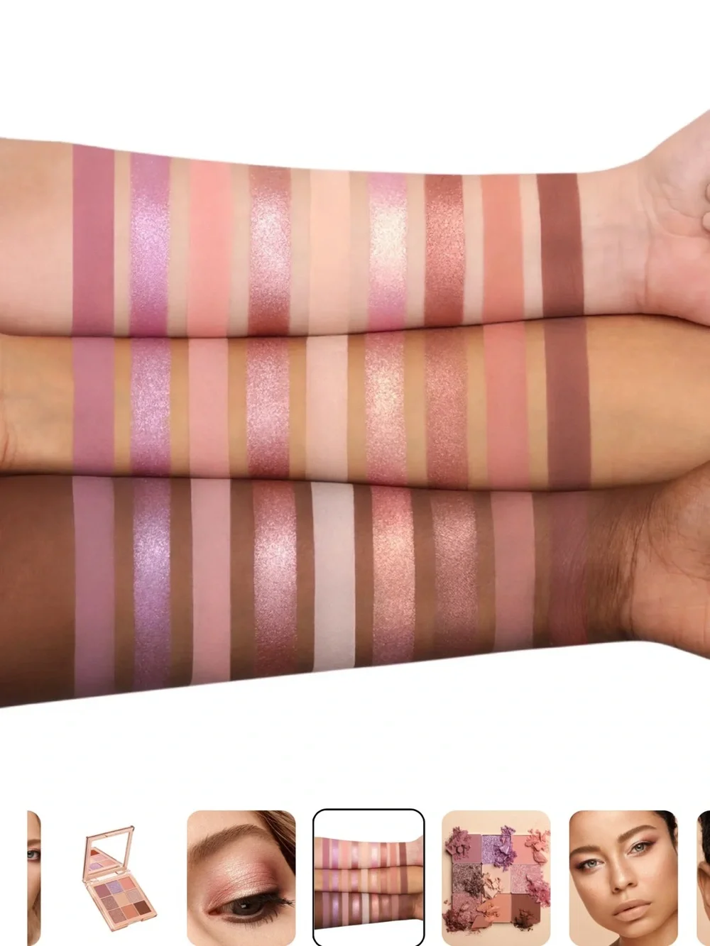 Huda Beauty Nude light eye shadow palette